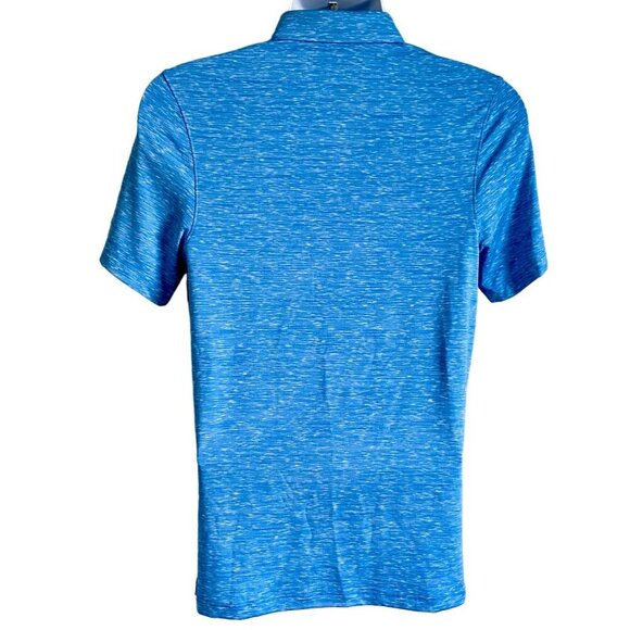 Champion Duo Dry Stretch Polo Shirt Men's Small UV Protection 50+ Blue NEW NWT - Picture 5 of 9